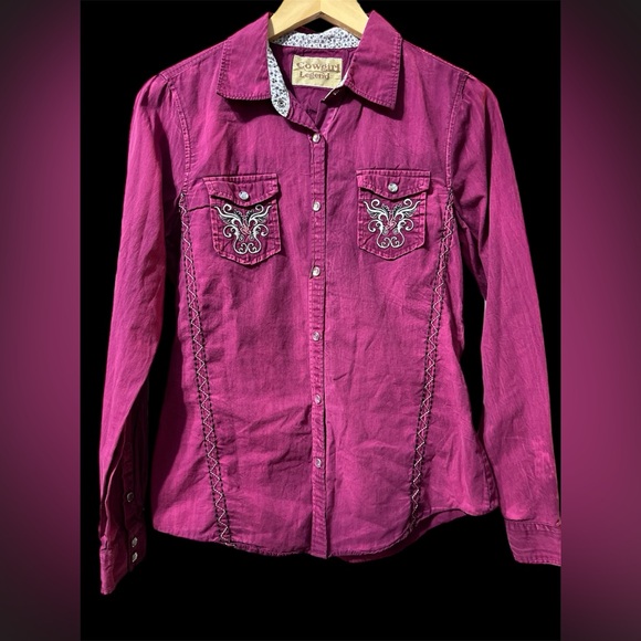 Cowgirl Legend Burgundy Size Small - Picture 13 of 14